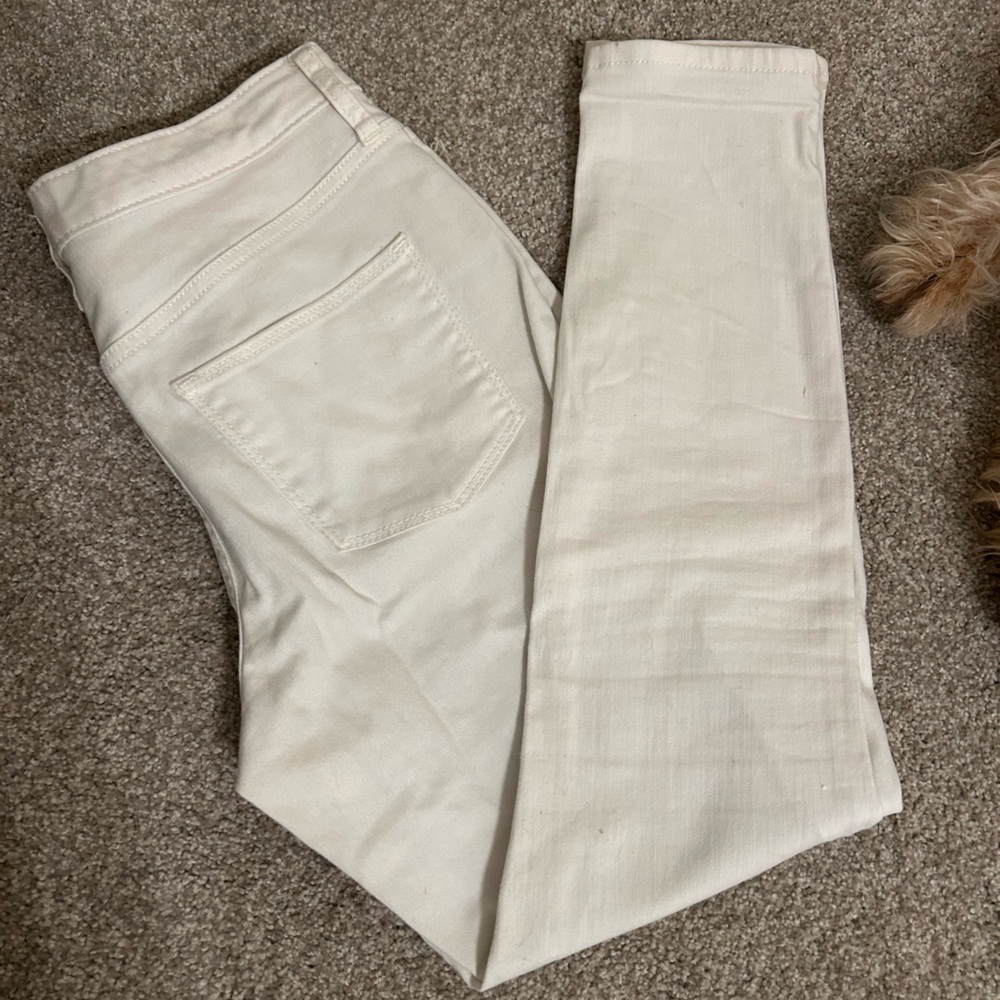 High rise skinny jeans